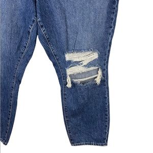 GOOD AMERICAN GOOD VINTAGE distressed straight leg jeans size 18 NWT